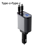 USB-C Car Charger — 4-Port 100W Fast Charging