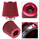 Universal Car Modified High Flow Air Filter Mushroom Head Air Filter 76Mm Universal Mushroom Head Air Filter