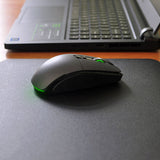 BlackOut Desk Pad — Smooth Surface for Keys & Mouse