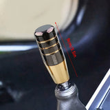 1Pc 5.12-Inch Aluminum Alloy Jdm-Style Shift Knob - Suitable for Both Manual and Automatic Transmission Cars. Featuring an Ergon