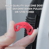 Car Door Shock Absorber Universal Car Door Buckle Soundproof Deadener Damper Cushion Anti-Vibration Buffer Pad