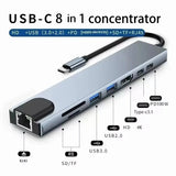 USB C HUB 3In1 Type C 3.0 to Hdmi-Compatible Docking Station PD Fast Charge 4K HDMI Adapter Splitter for Macbook Phone Computer