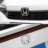 2 Pcs Car Front Grille Trunk Emblem for  Civic Accord 8Th 9Th 9.5Th 10Th Generation Rear Trunk Badge Logo Auto Front Rear