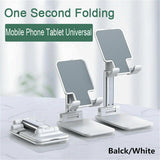 Aluminum Phone & Tablet Stand — Adjustable Desk Mount