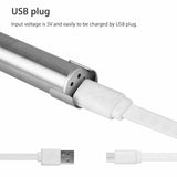 USB Mini Flashlight — Pocket-Sized Stainless Steel