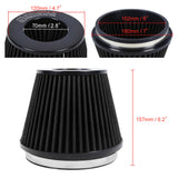 Universal 6 inch 152mm washable cone air filter — SUIKA